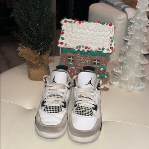 Nike Air Jordan 4 Retro "Military Black" sneakers size Boys 1